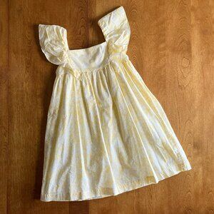 Edgehill Collection yellow floral dress 6X
